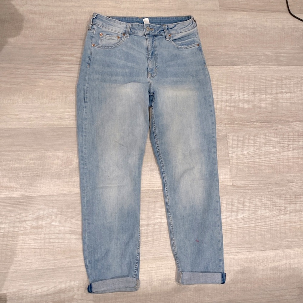 These are blue jeans with a slight wash from H&M!